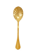 Stainless Steel Shell Shaped Spoon, Gold Finish