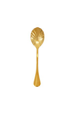 Stainless Steel Shell Shaped Spoon, Gold Finish