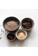 Textured Stoneware Nesting Bowls, S/4