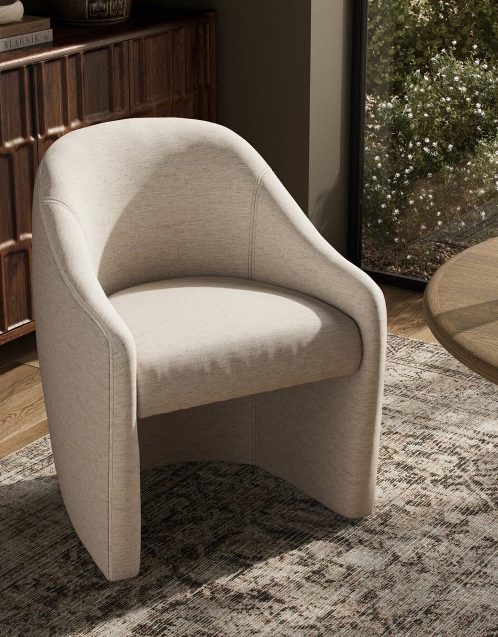 Levi Dining Chair, Crypton Nomad Snow