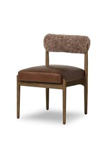 Jazelle Dining Chair, Havana Brown/ Shearling