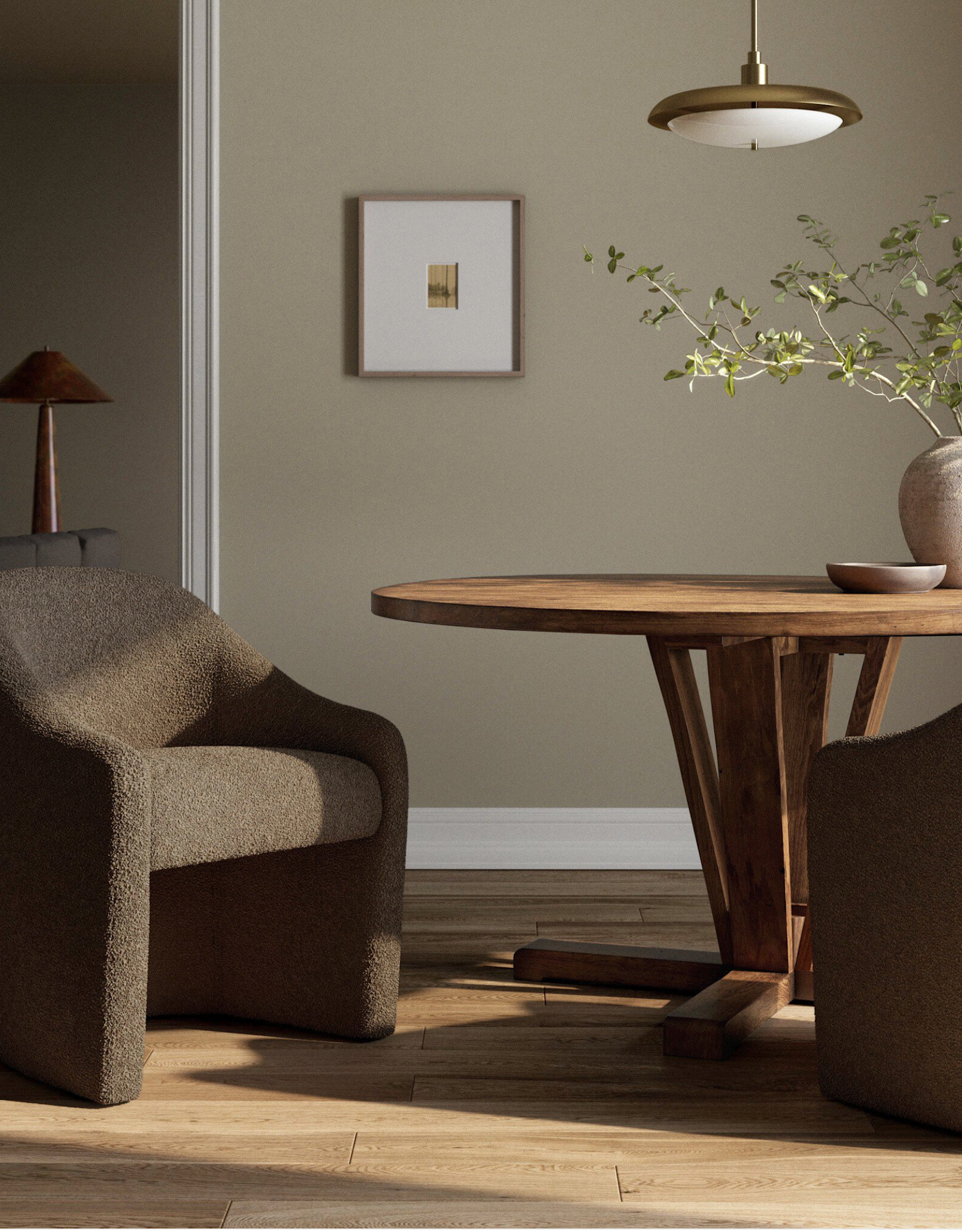 Levi Dining Chair, Knoll Clay