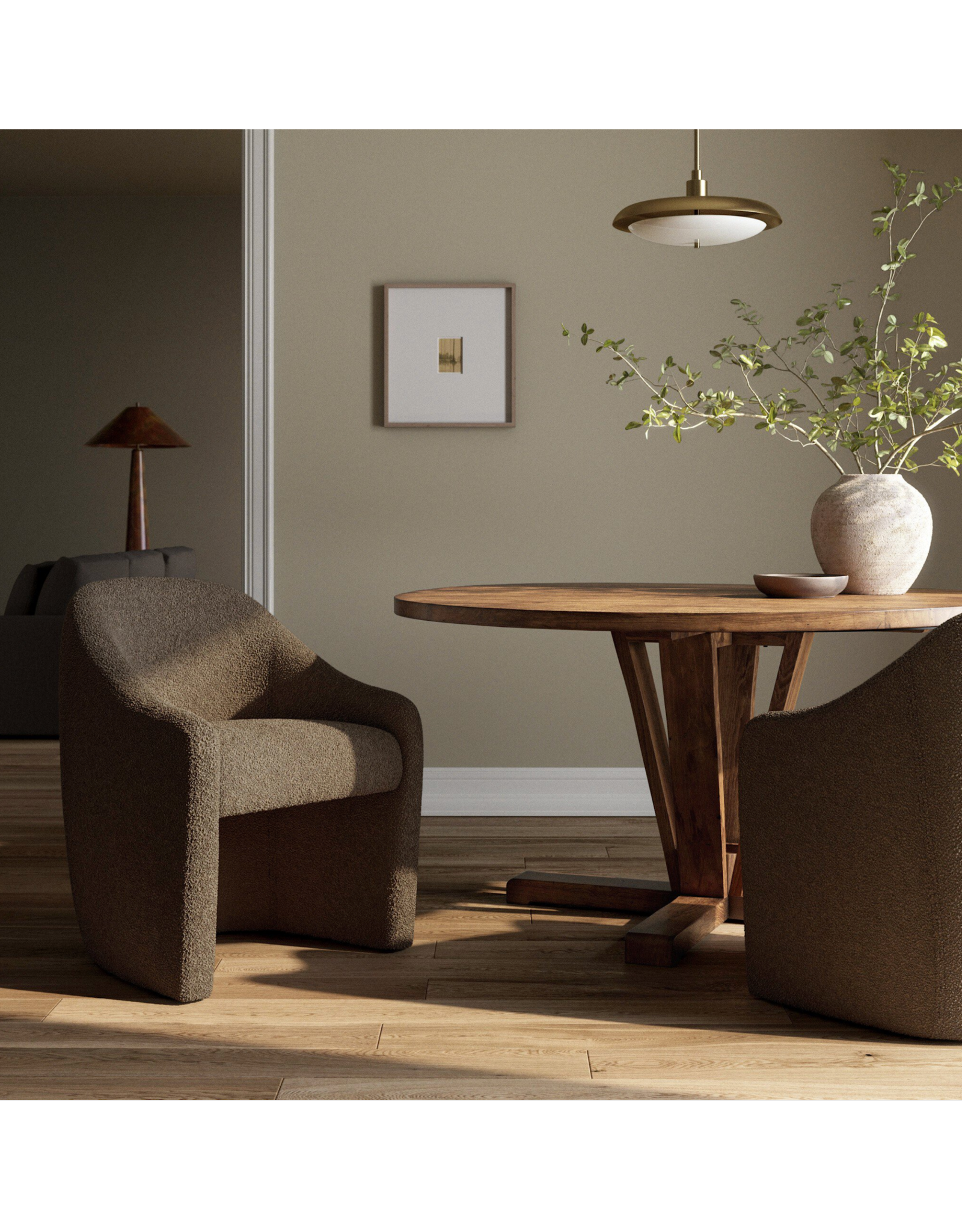 Levi Dining Chair, Knoll Clay