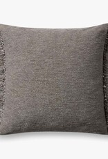 Magnolia Home by Joanna Gaines × Loloi Jett Grey Pillow, 22x22"