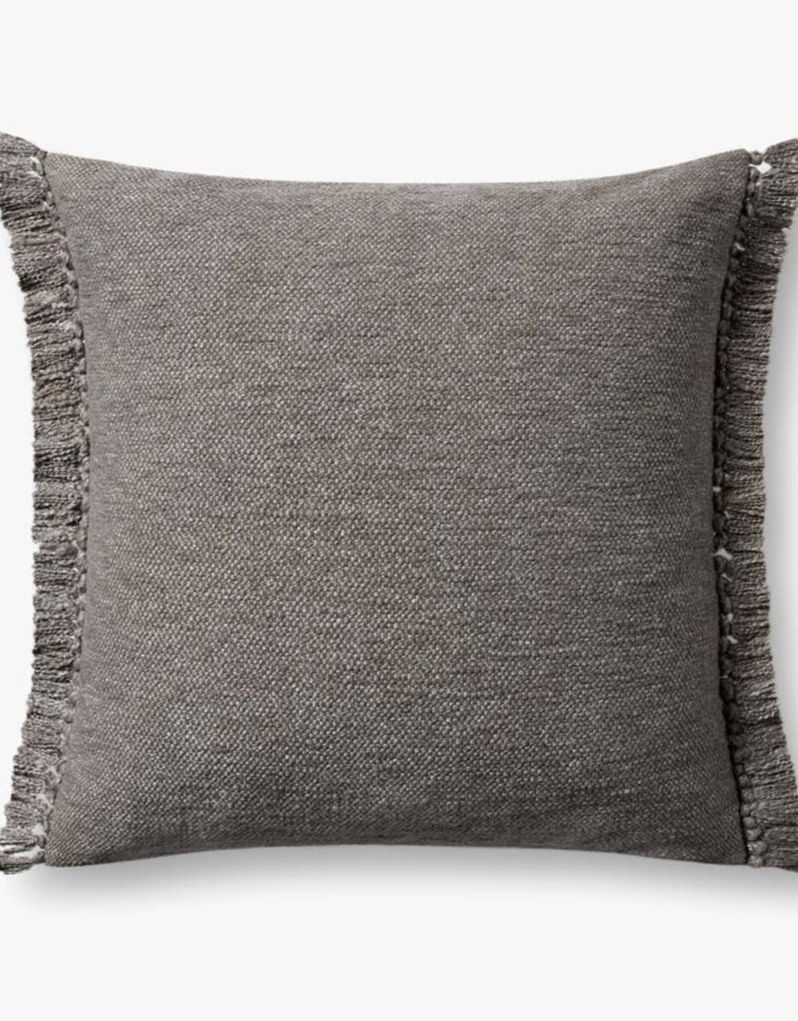 Magnolia Home by Joanna Gaines × Loloi Jett Grey Pillow, 22x22"