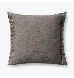 Magnolia Home by Joanna Gaines × Loloi Jett Grey Pillow, 22x22"