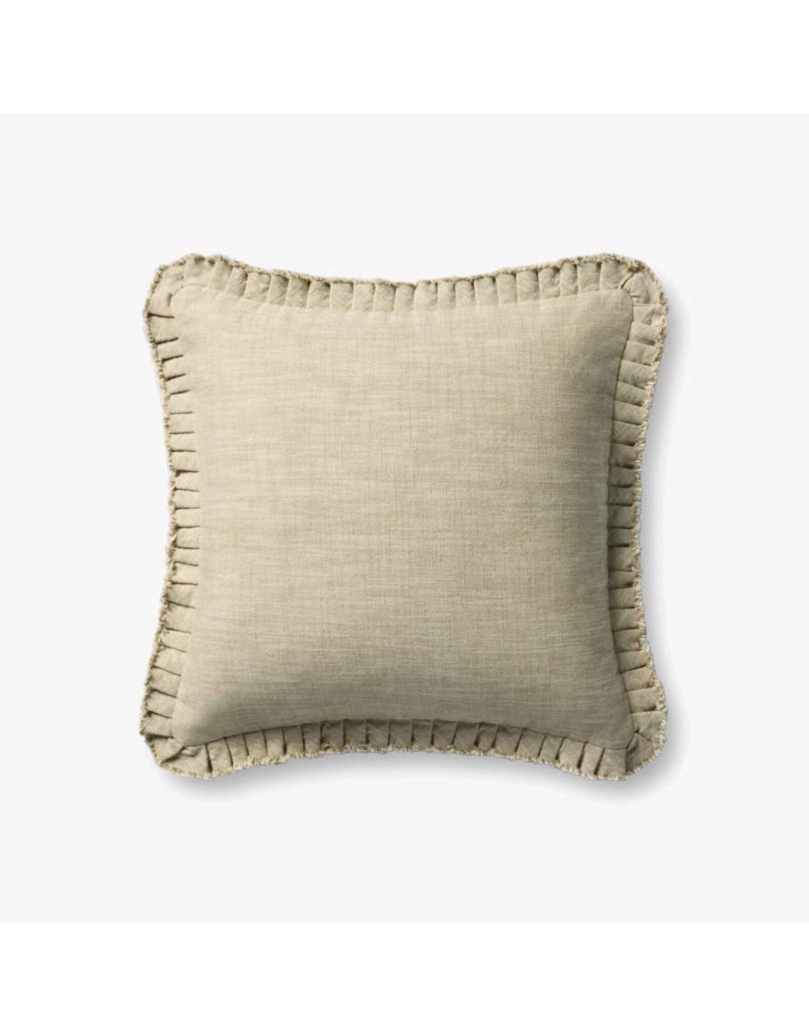 Loloi Ruffle Edge Pillow 20" x 20"