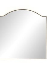 Jacques Mirror in Antique Brass