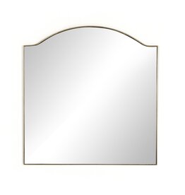 Jacques Mirror in Antique Brass