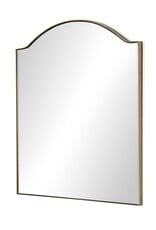 Jacques Mirror in Antique Brass