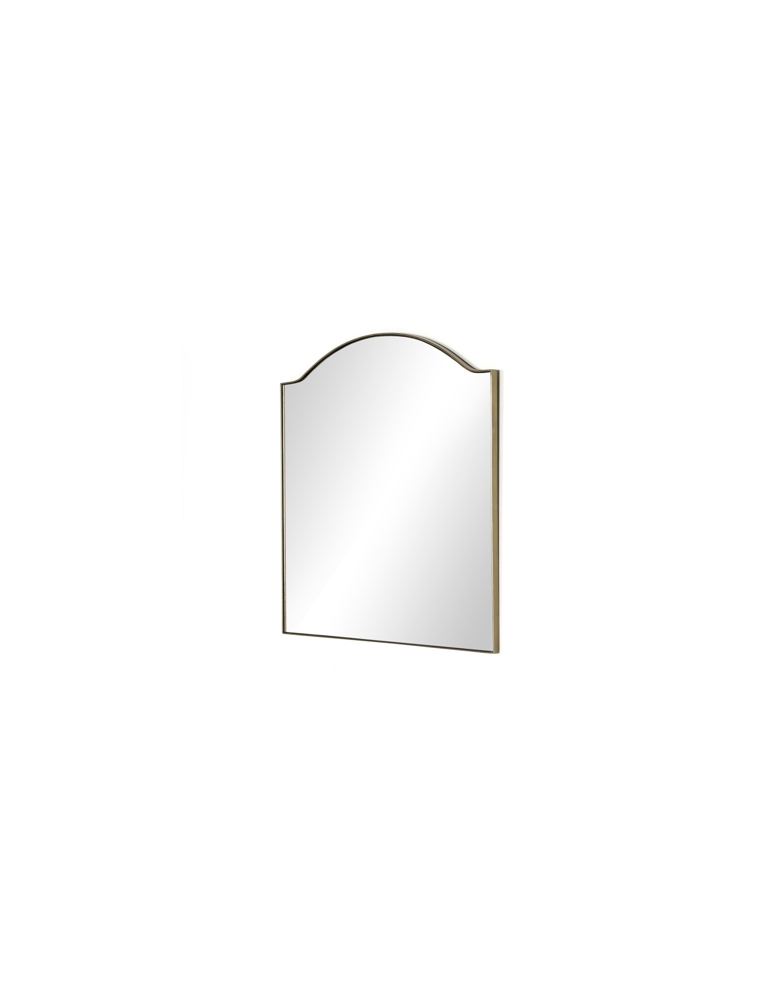 Jacques Mirror in Antique Brass