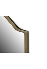 Jacques Mirror in Antique Brass