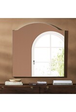 Jacques Mirror in Antique Brass