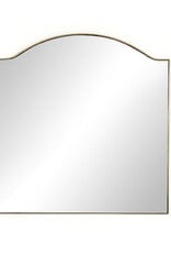 Jacques Mirror in Antique Brass