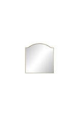 Jacques Mirror in Antique Brass