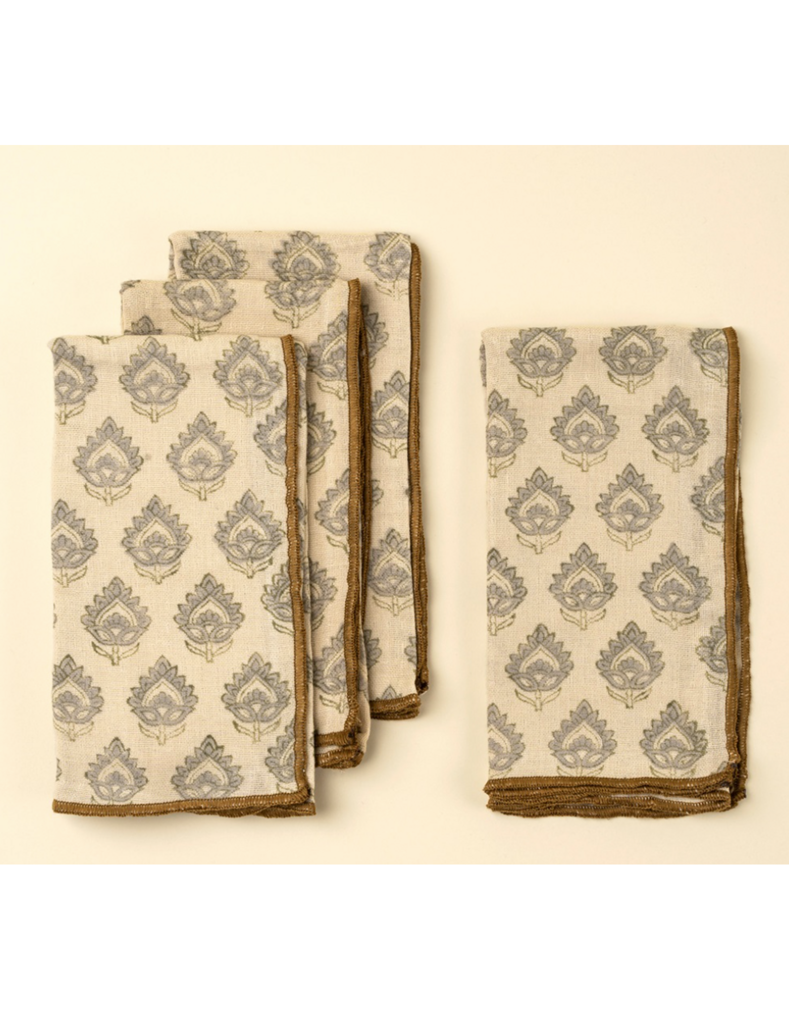 Ritika Block Print Napkins S/4
