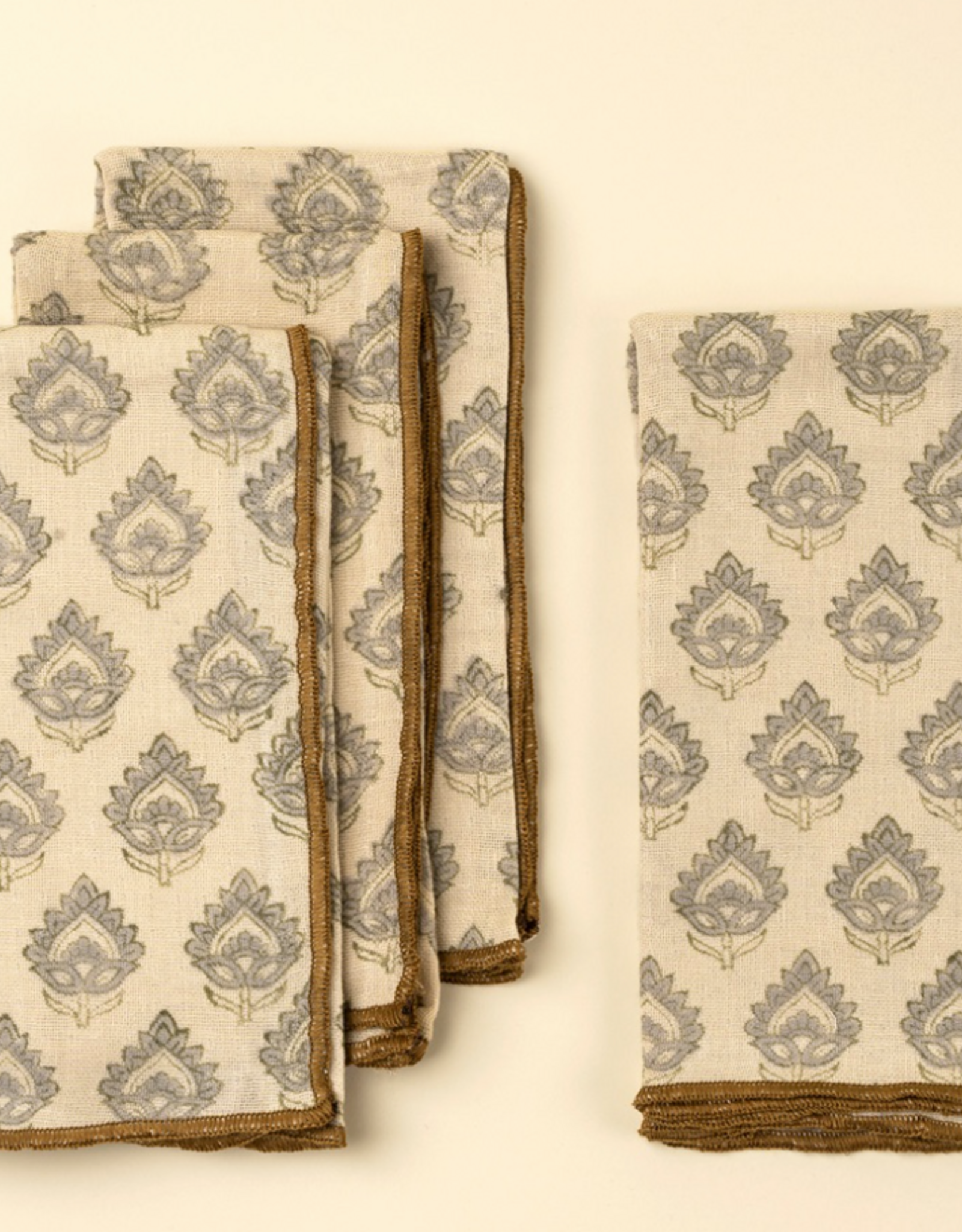 Ritika Block Print Napkins S/4