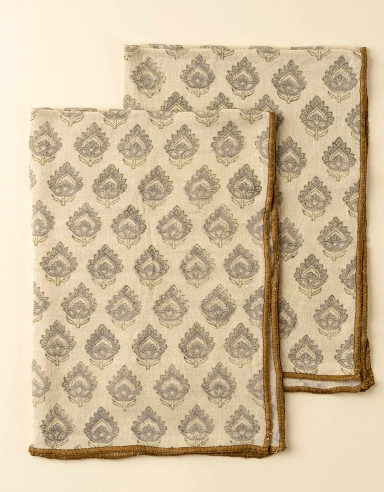 Ritika Block Print Tea Towels S/2