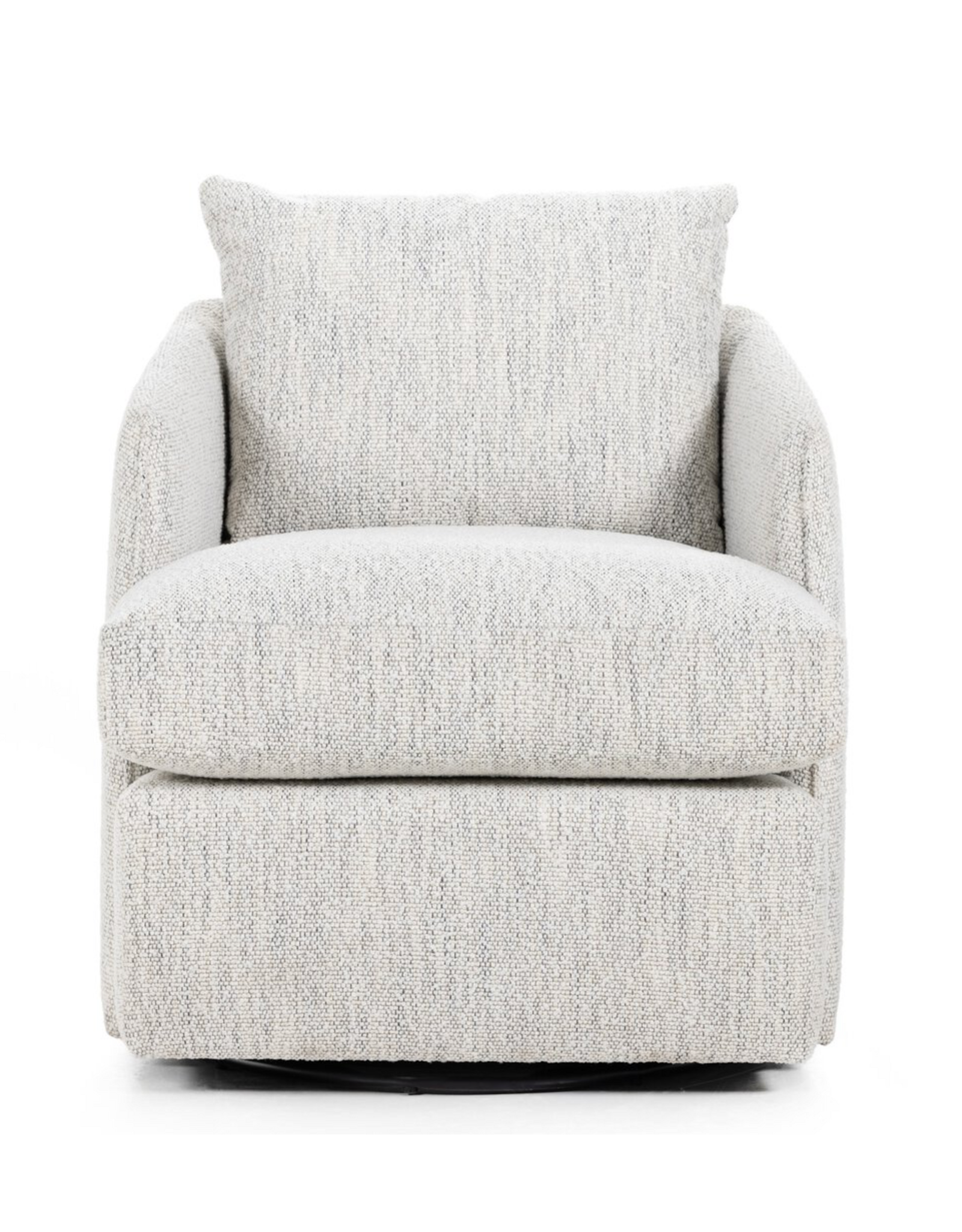 Whittaker Swivel Chair in Merino Cotton