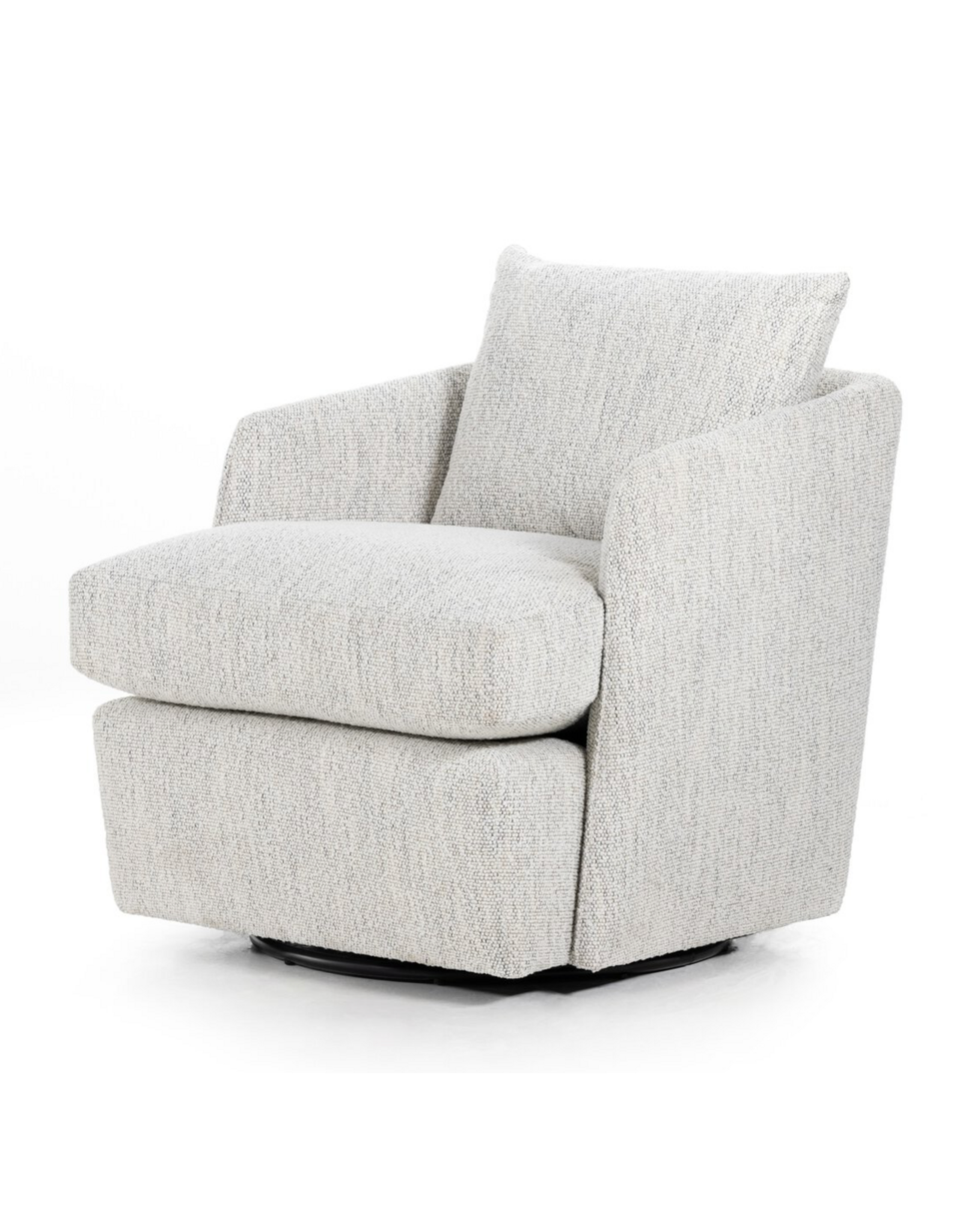 Whittaker Swivel Chair in Merino Cotton