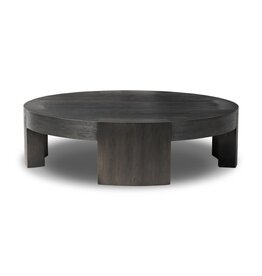 Sheffield Coffee Table,  Large - Charcoal Oak Veneer