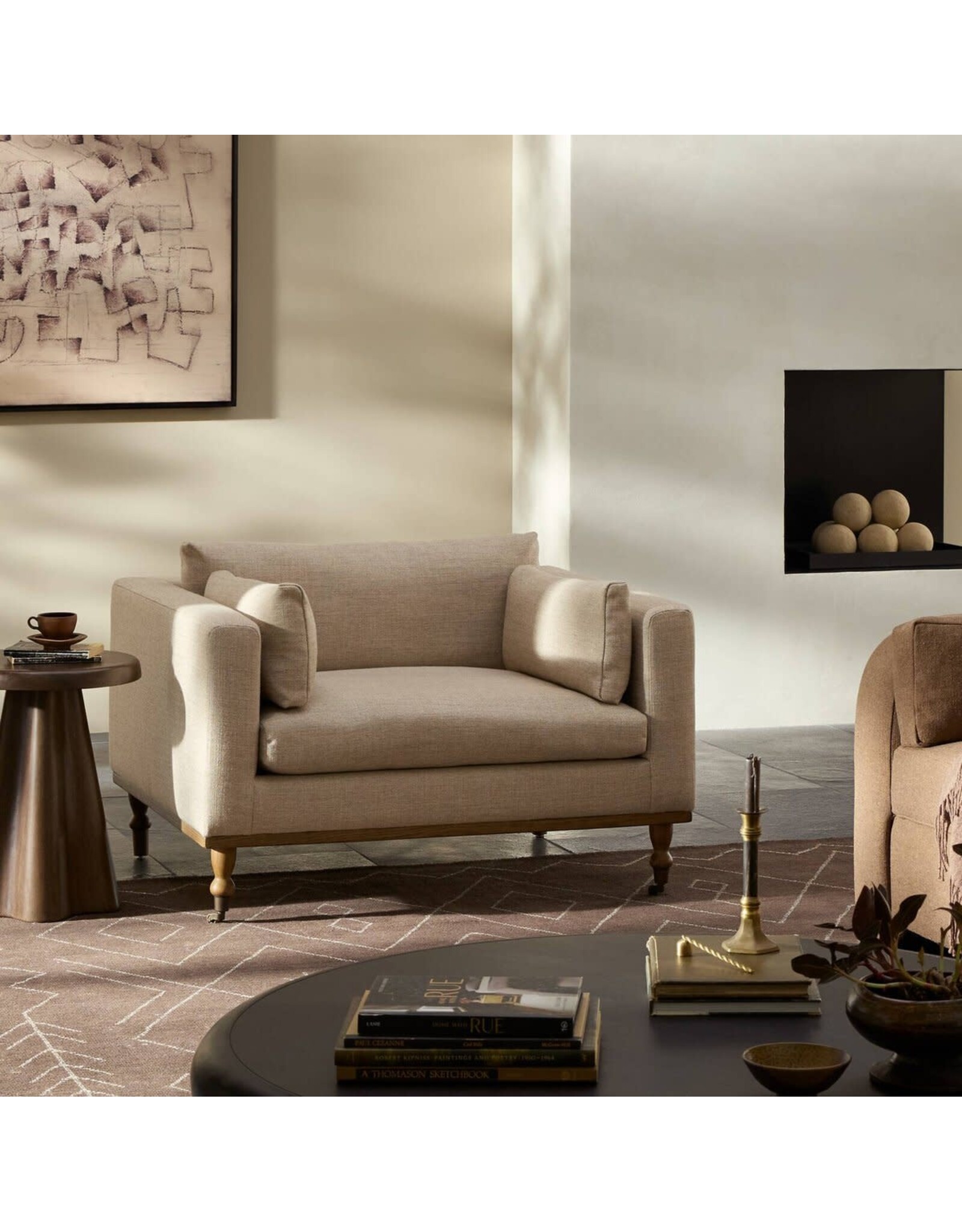Harlin Chair, Alcala Wheat