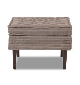 Cole Small Ottoman, Rodin Bark