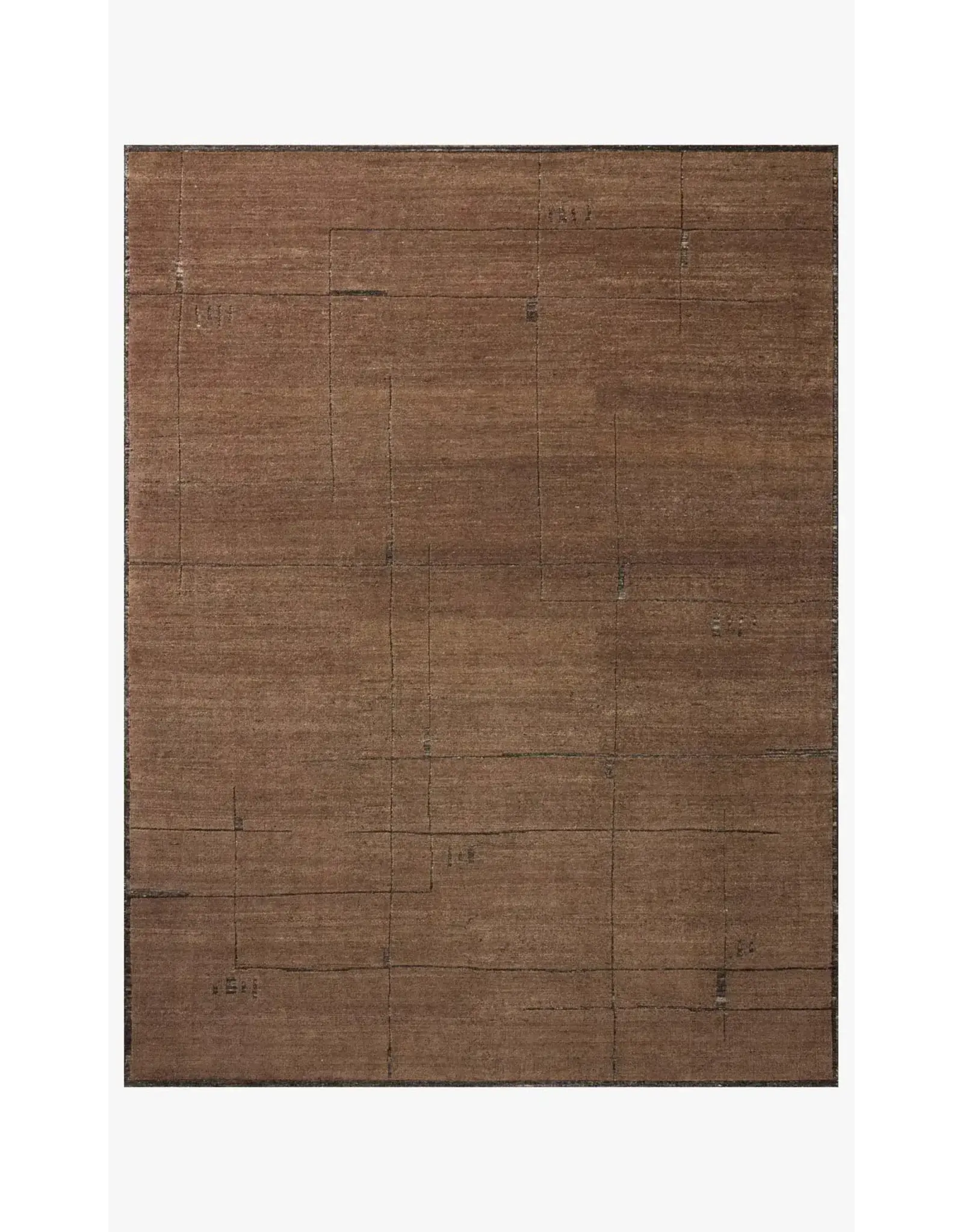 Beckham Rug BEC-05 Charcoal/Brown