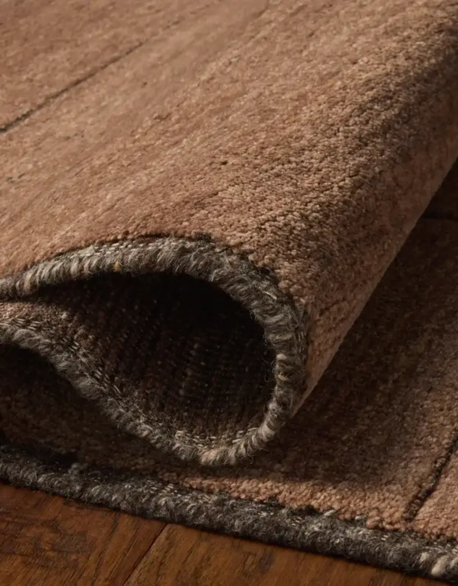 Beckham Rug BEC-05 Charcoal/Brown