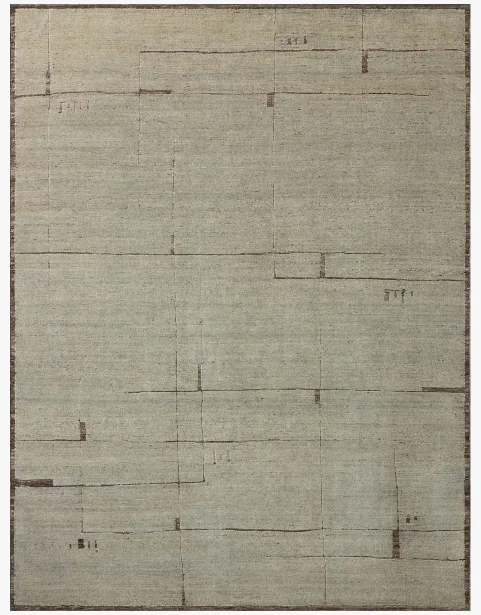 Beckham Rug BEC-05 Espresso/Mist