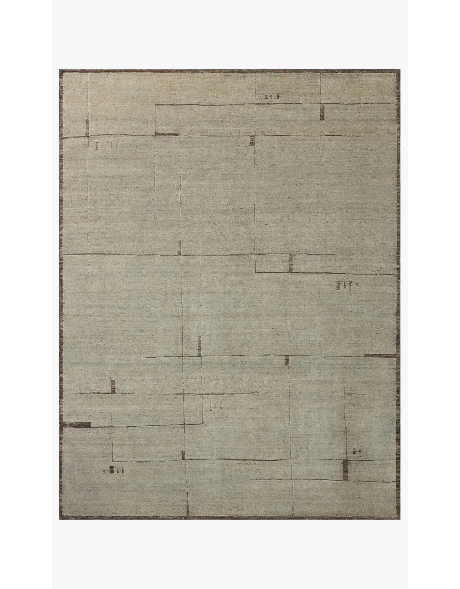 Beckham Rug BEC-05 Espresso/Mist