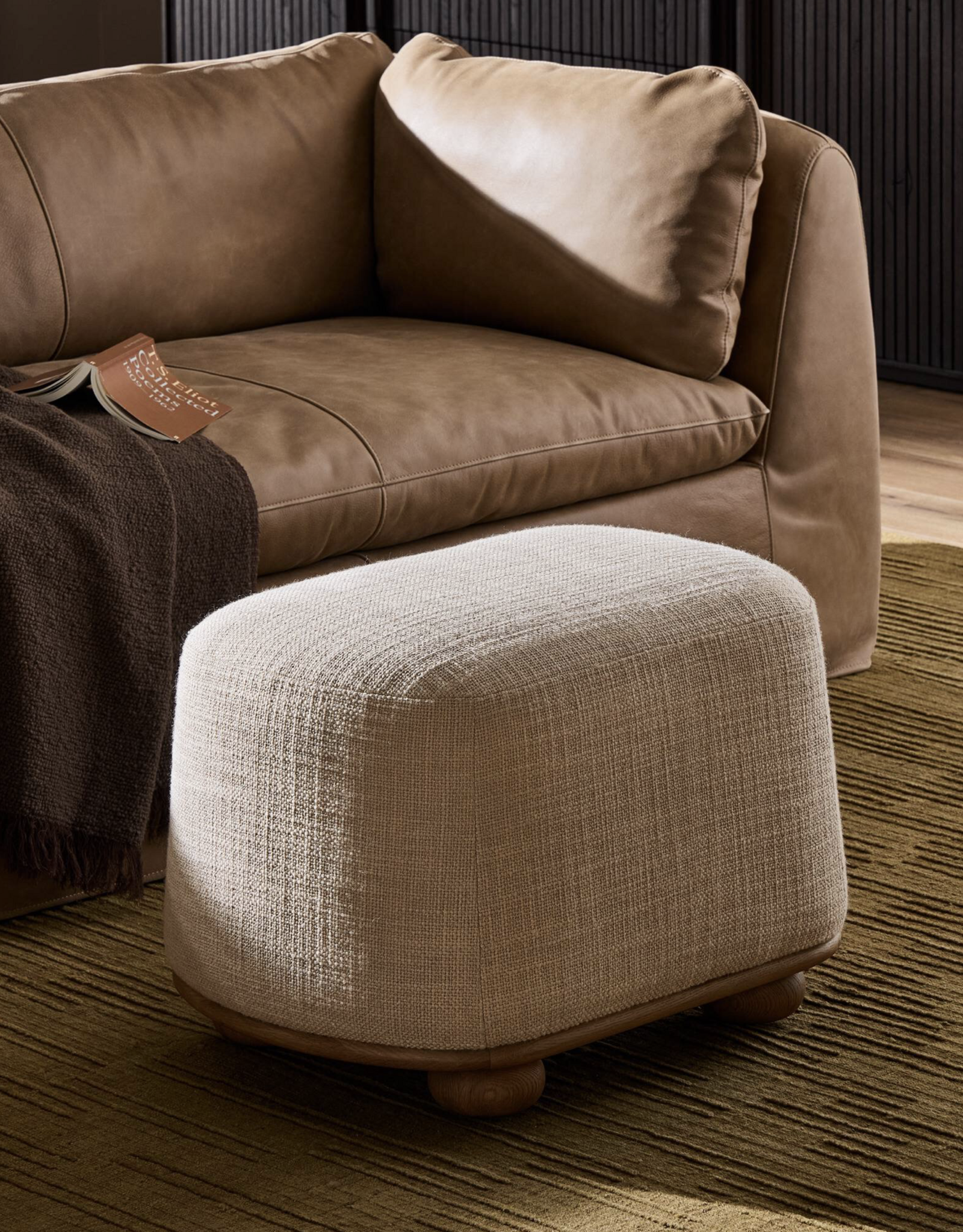 Bilbury Oval Ottoman