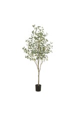 Faux Eucalyptus Tree 7'
