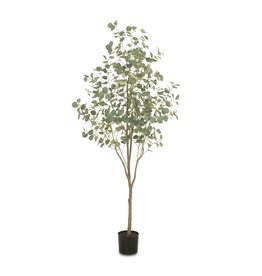 Faux Eucalyptus Tree 7'