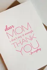 Mom Thanks Card