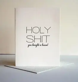 Holy Shit House Card