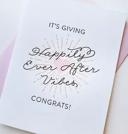 Happily Ever After Vibes Card