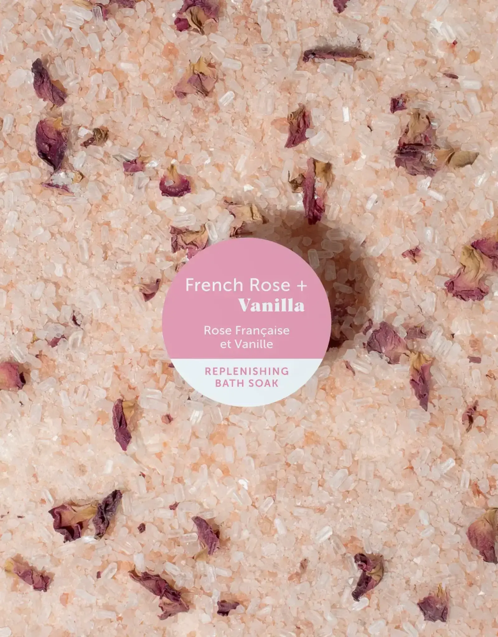 French Rose + Vanilla Replenishing Bath Soak