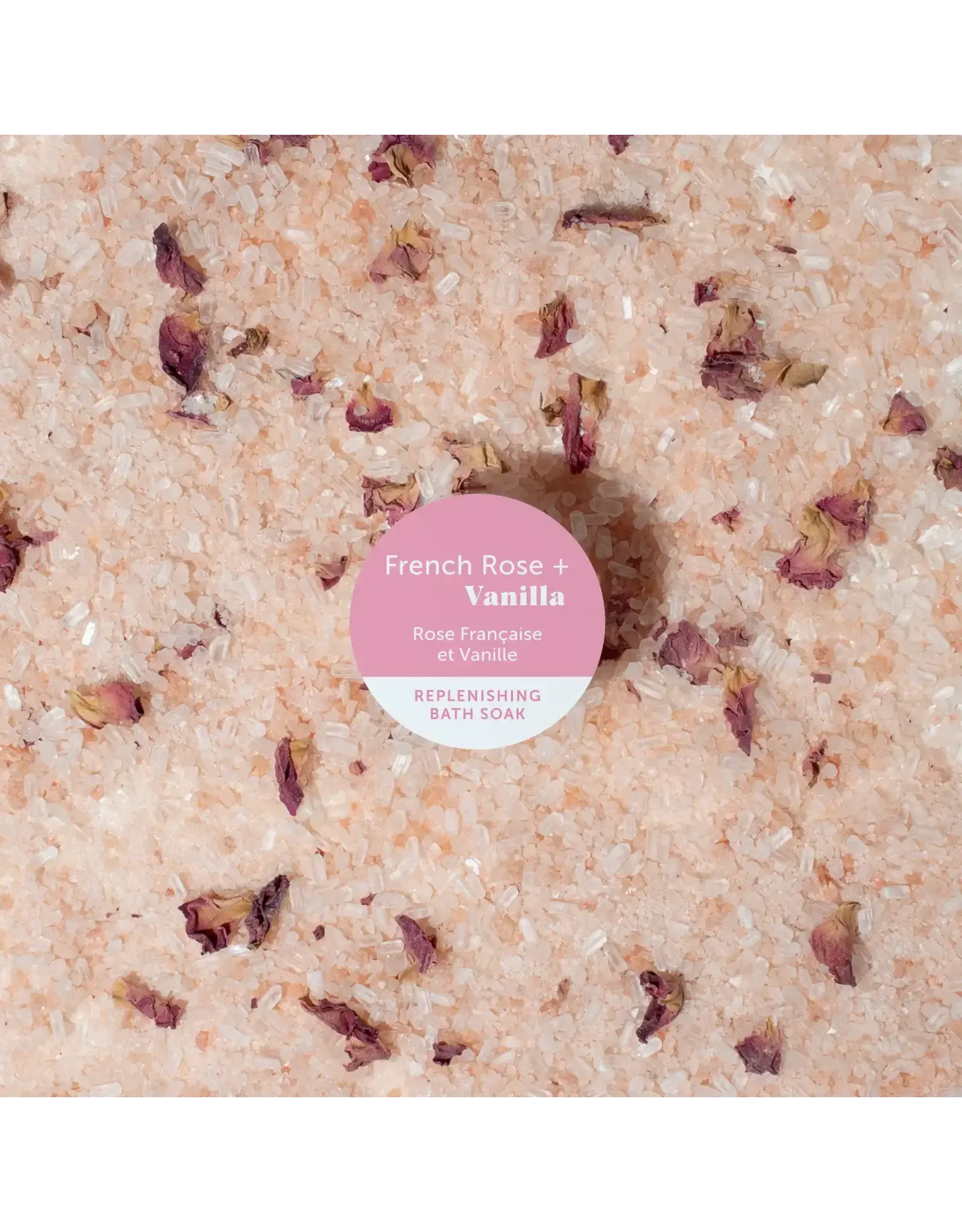 French Rose + Vanilla Replenishing Bath Soak
