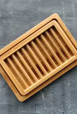 Dual-Layer Bamboo Soap Dish