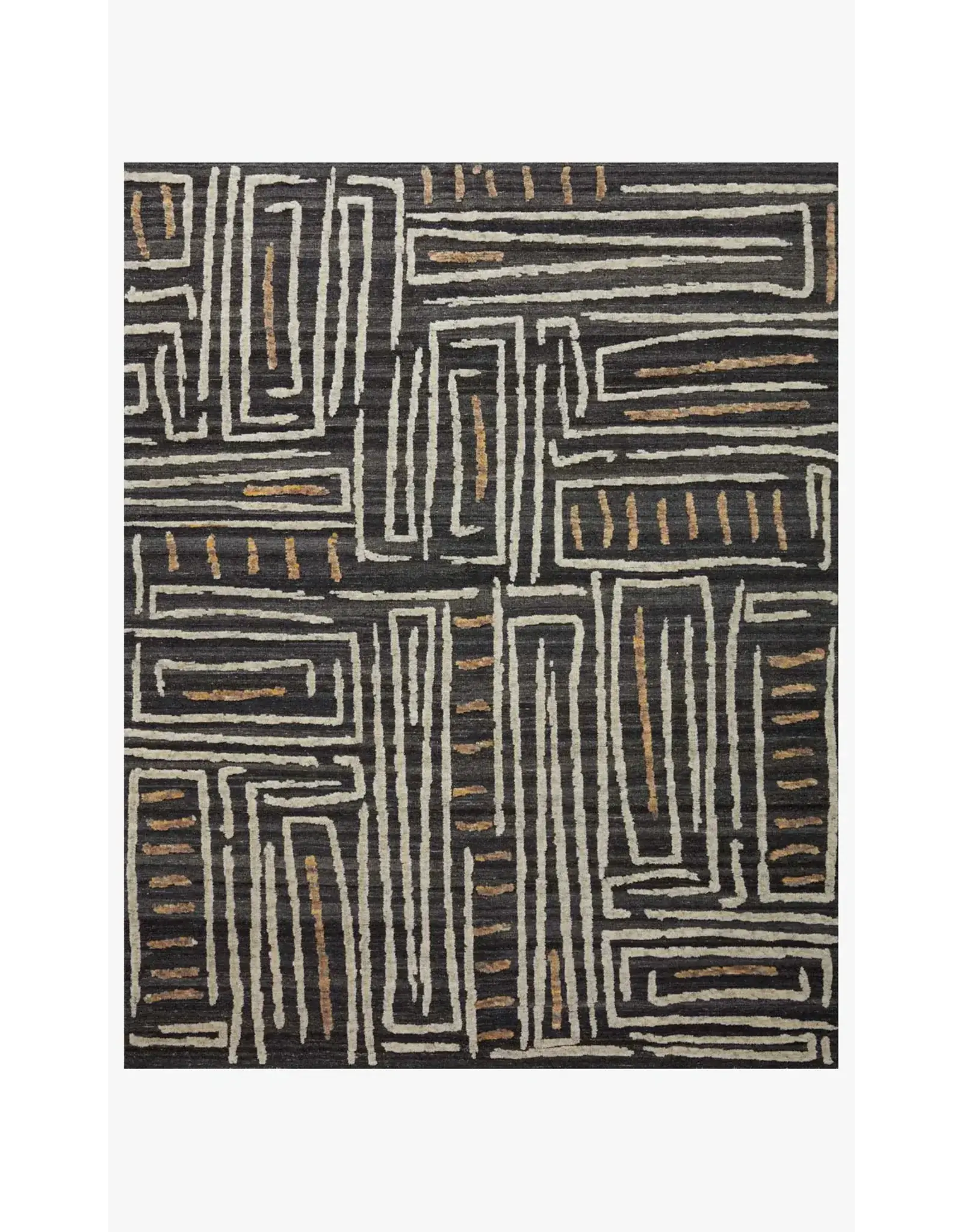 Naomi Rug NAO-05 Charcoal / Natural