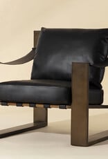 Berke Lounge Chair in Antique Bronze