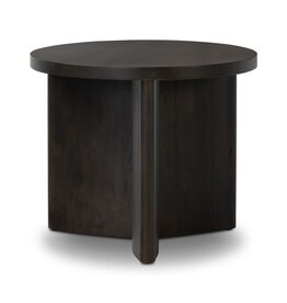 Toli End Table in Smoked Black Veneer