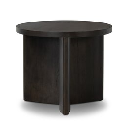 Toli End Table in Smoked Black Veneer