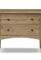 Maggie Nightstand in Aged Smoked Oak Resawn