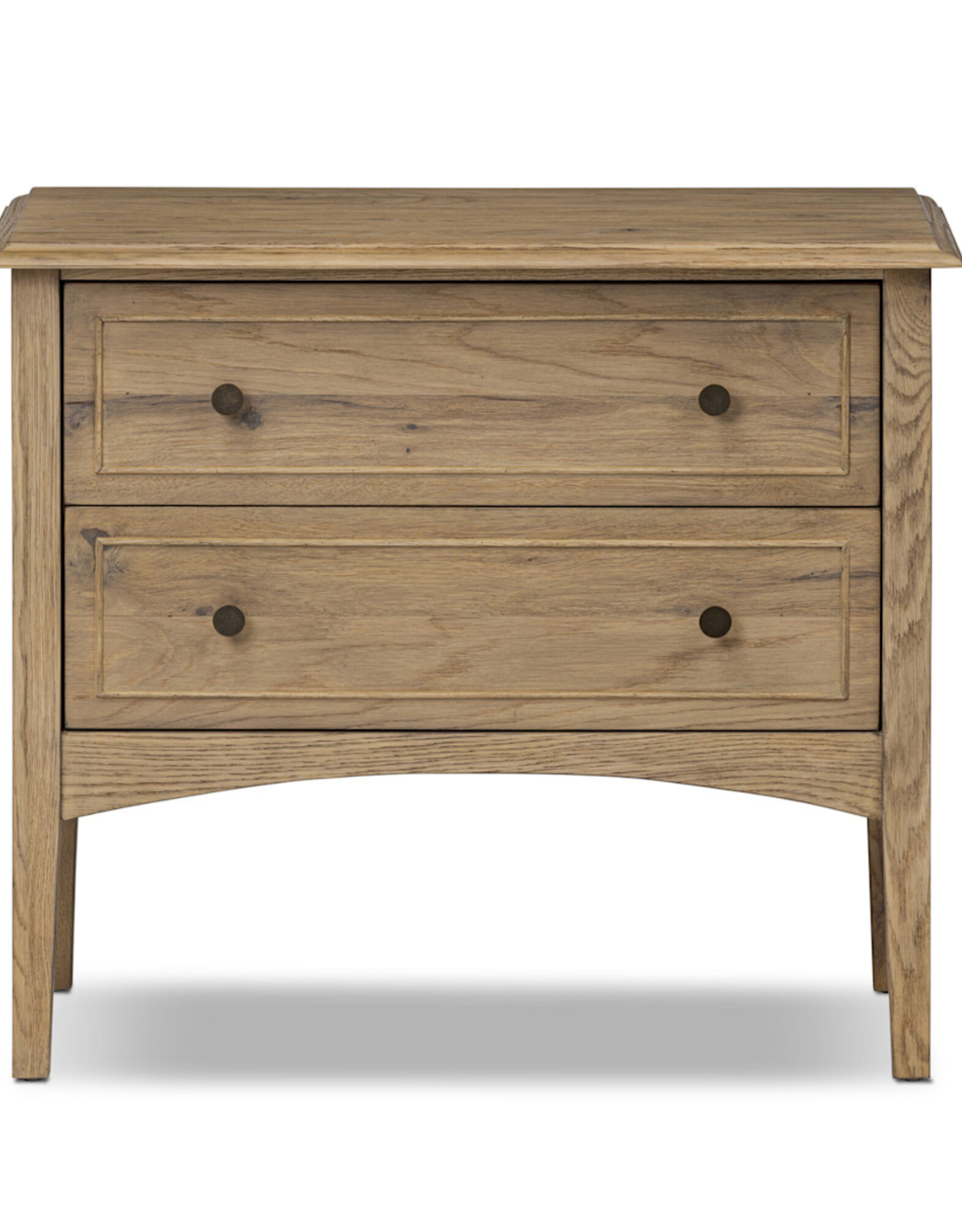 Maggie Nightstand in Aged Smoked Oak Resawn