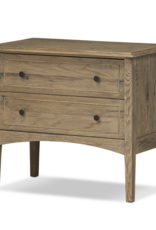 Maggie Nightstand in Aged Smoked Oak Resawn