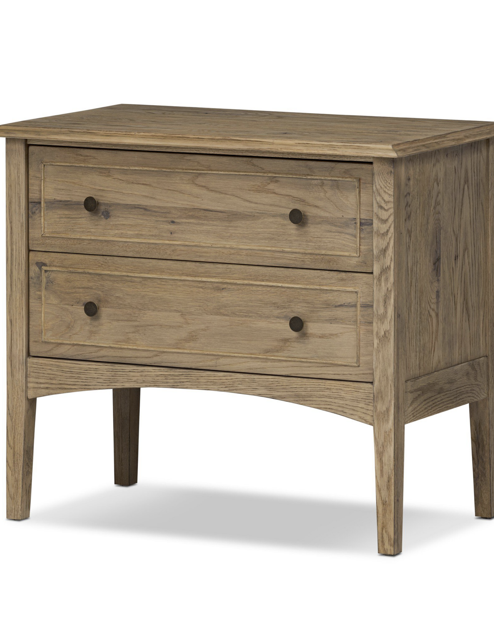 Maggie Nightstand in Aged Smoked Oak Resawn