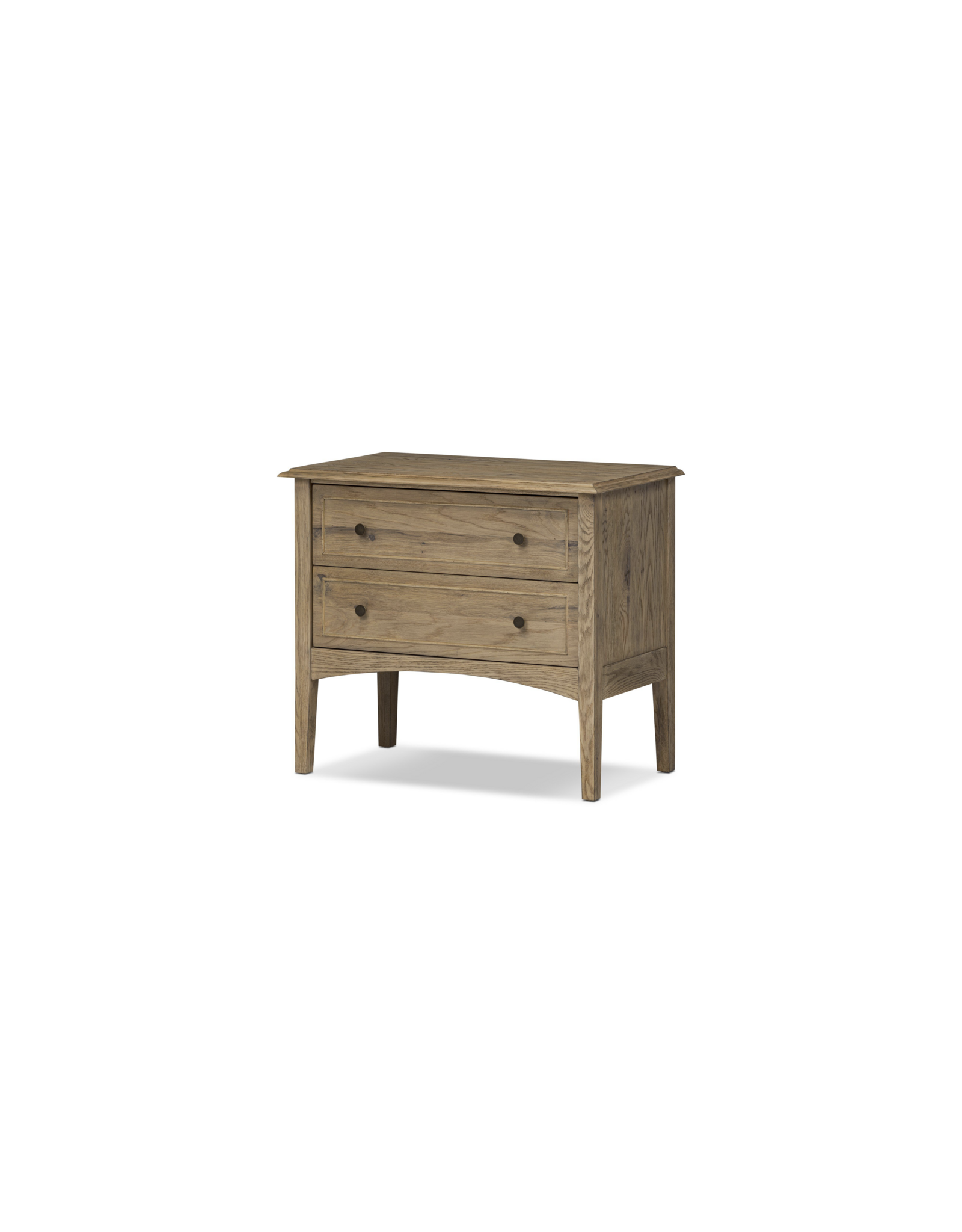 Maggie Nightstand in Aged Smoked Oak Resawn