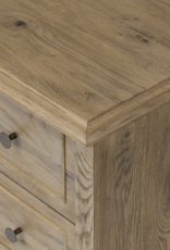 Maggie Nightstand in Aged Smoked Oak Resawn